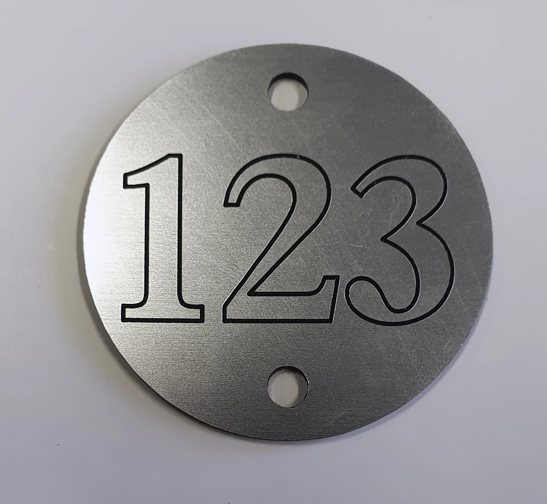 Table Number Plate